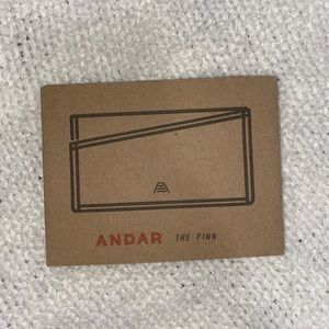 NEW Andar Finn Wallet- Olive Gray